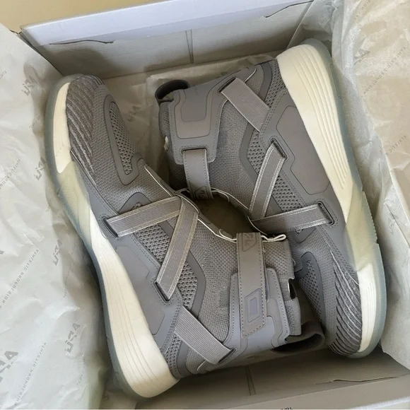 APL | Shoes | Gray Hightop Sneakers Mens Size 5 Nib | Poshmark
